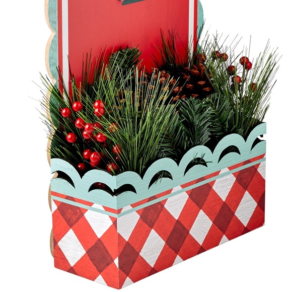 The Pioneer Woman ‘Be Merry’ Hang Or Lean Faux Floral...